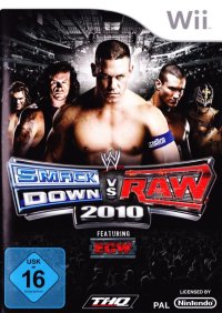 WWE Smackdown vs. Raw 2010 Wii US box art